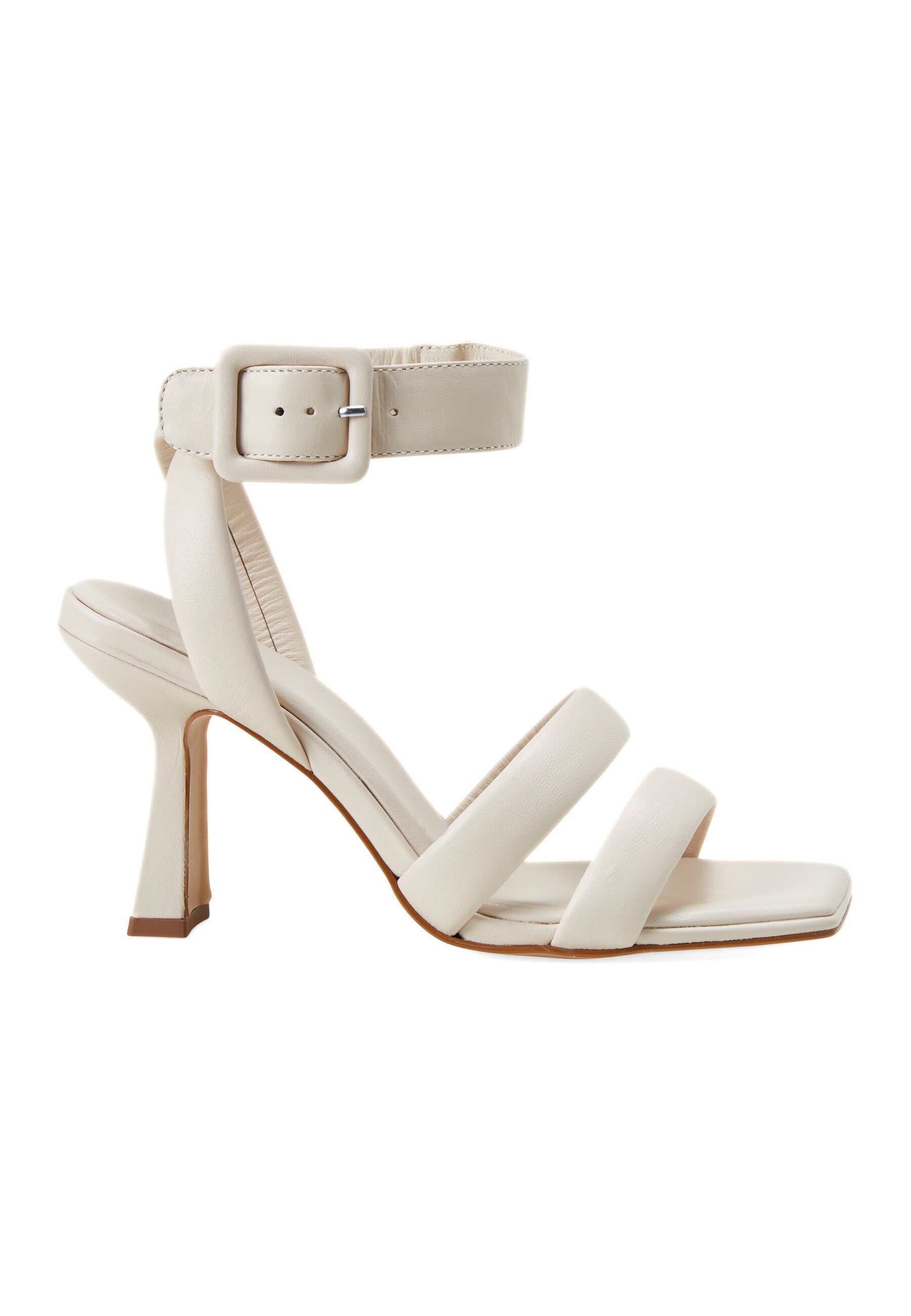 Green Calf Leather Sandals Uvaia – Women’s 8 cm Sculpted Heel with Ankle Strap-5